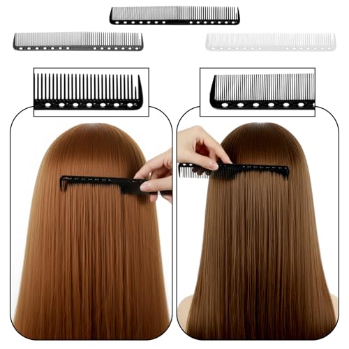 Set de 12 Peines de Carbono para Barbería Profesional miniatura 4
