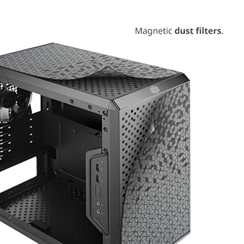 Cooler Master MasterBox MCB-Q300L-KANN-S00 - mATX Mini Tower behuizing met transparant zijpaneel, nette kabels, en… - Image 5