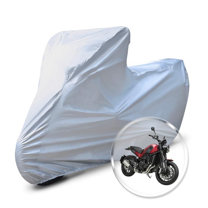 Image of Neodrift 'CrystalMax' Bike Cover for Benelli Leoncino 500 (All-Weather Motorcycle Protection, Water & UV Resistant, Dustproof, Windproof).