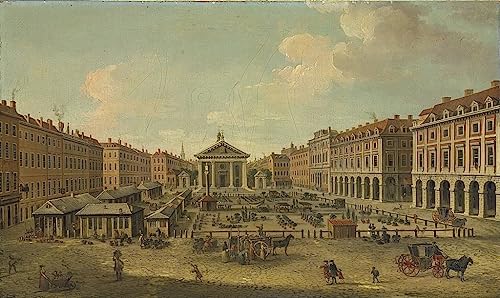 Impression toile Londres Covent Garden Antonio Joli affiche peinture moderne