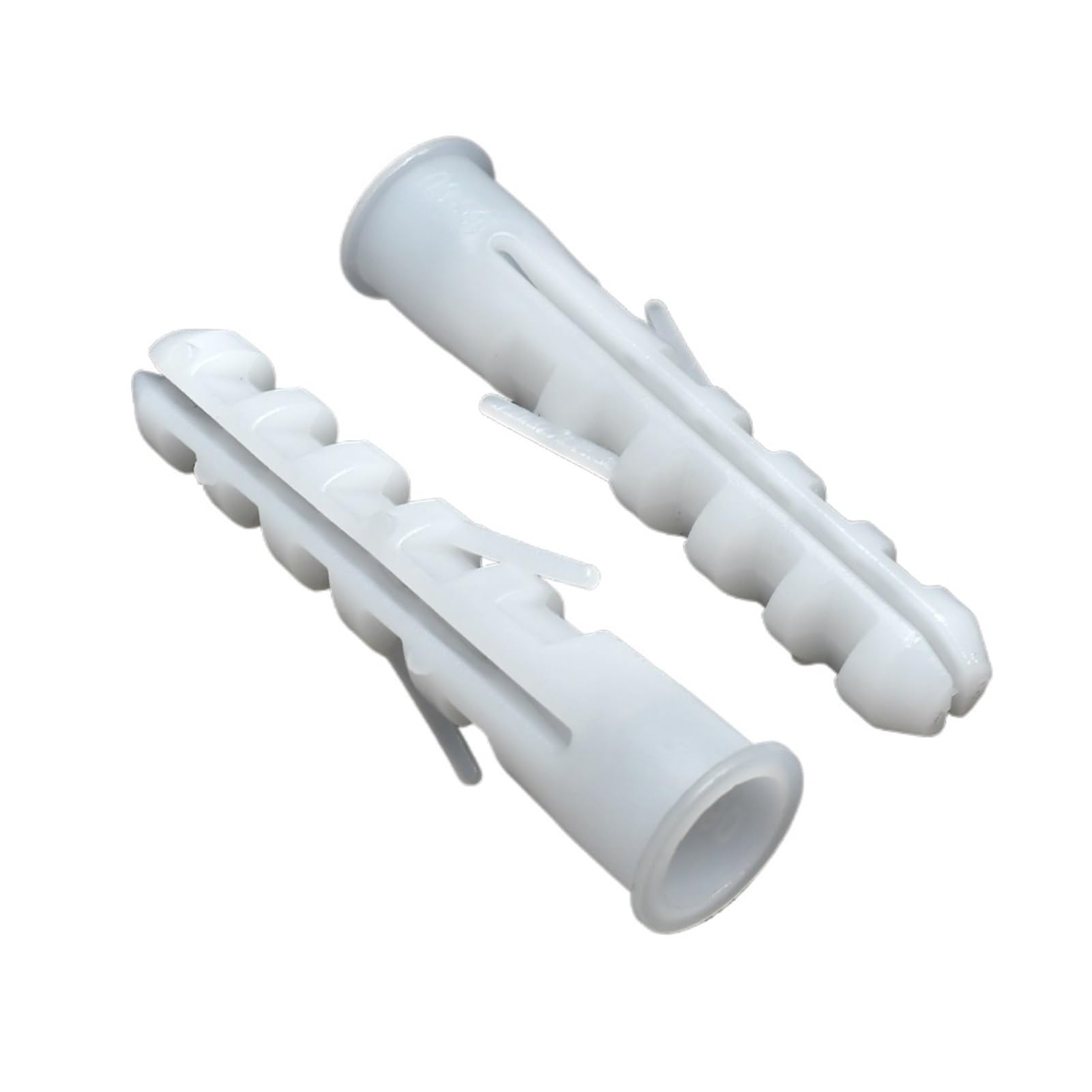 Tubo di espansione in plastica, tasselli, tasselli in plastica bianca M5 M6 M8 confezione multipla (20 pezzi, M5)