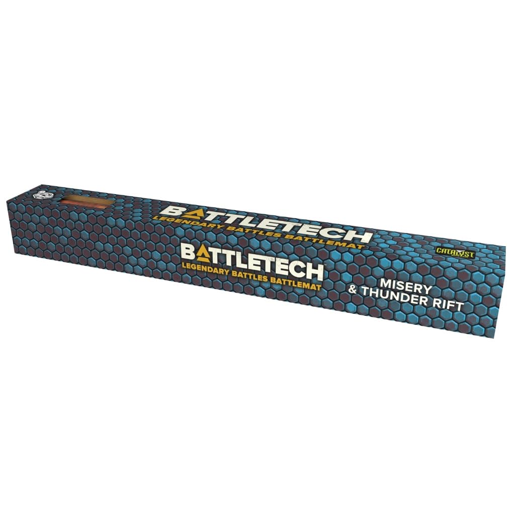 BattleTech | Battle Mat | Legendary Battles Thunder Rif | Expansion | Miniature Game | Catalyst Game Labs | Ages 14+ | Spiel auf Englisch