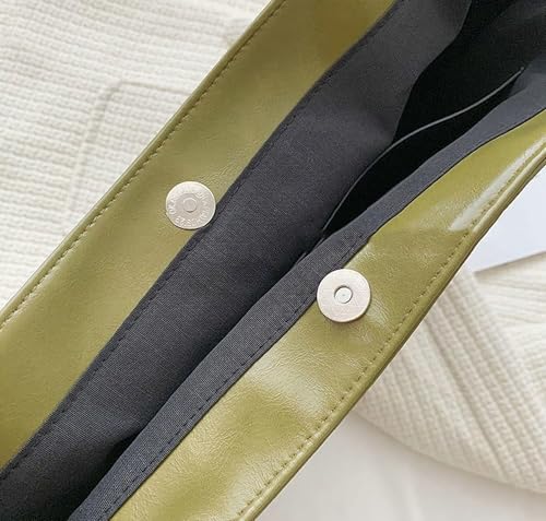Bolso hobo informal para mujer, bolso tote retro de poliuretano suave, bolso cruzado y de hombro, ideal para trabajo o universidad miniatura 7