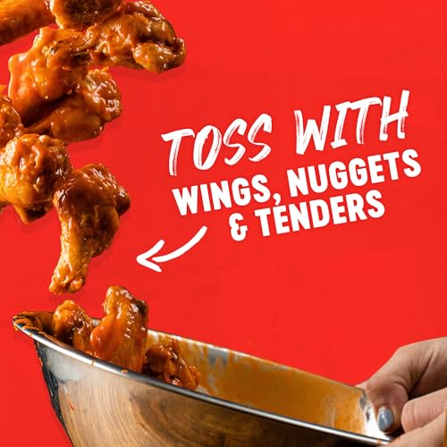 Image of Frank's RedHot Wing Sauce & Dip, Spicy Maple, Moderate Heat, Toss, Top or Dip with Wings, Chicken Nuggets, Chicken & Waffles, Breakfast Casseroles, Breakfast Sandwiches, and More, 12 fl oz