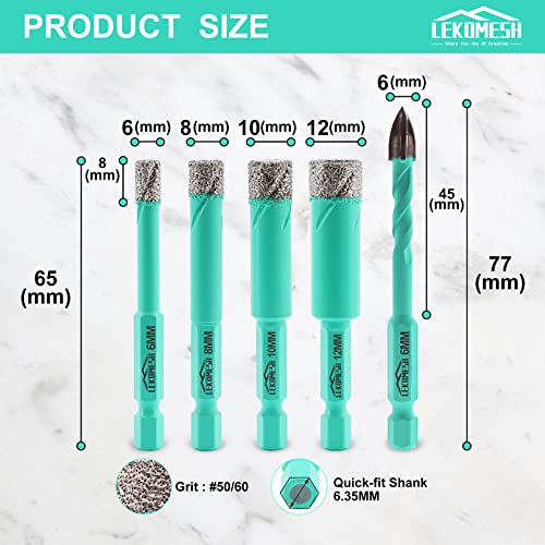 LEKOMESH Diamond Drill Bit Kit - Image 2