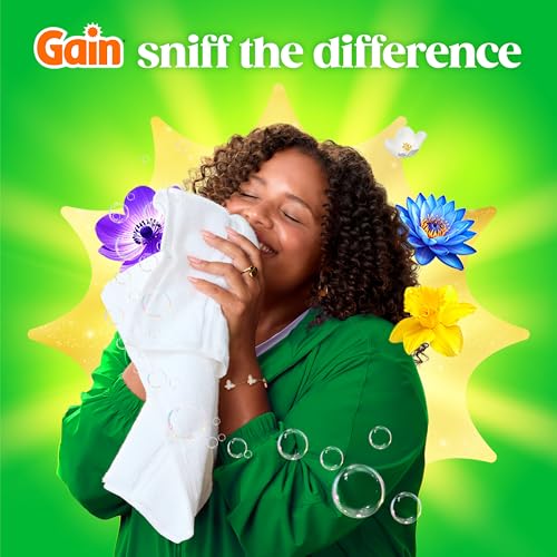 Gain Flings Liquid Washing Detergent Pacs, Now with Odor Defense + Color Guard, Waterfall Delight Scent, 4-In-1 Liquid Laundry Detergent Pods, clean & fresh, 60 Count (Pack of 4) - image 8