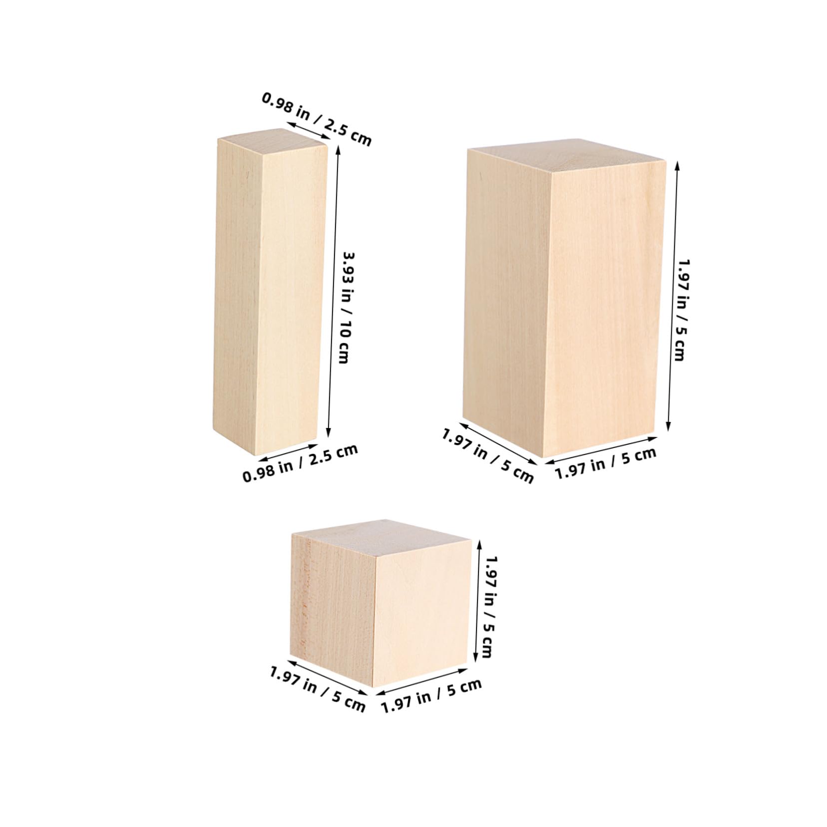 ORFOFE 13 Pezzi Blocchi Legno Tiglio Non Trattati per Intaglio Blocchetti Basswood Naturale per Artigianato e Scultura da Te Dimensioni per Viaggi e Attività Outdoor
