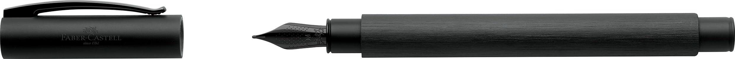 Faber-Castell Fountain Pen Ambition All Black Medium - Image 2