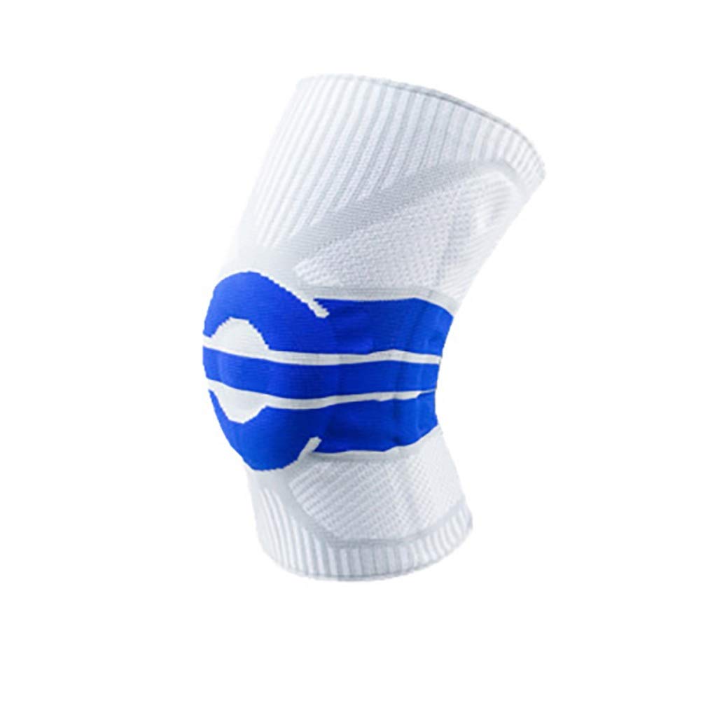 Ginocchiere Sportive Antiscivolo, 1 Paio, tutore Elastico Regolabile per Rotula, Protezione per Basket e pallavolo.
