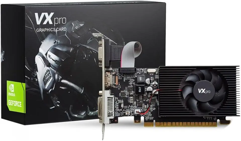 Placa De Vídeo Geforce Ddr3 04Gb/128 Bits Gt730 Vx Pro, 1 Fan, Hdmi, Dvi, Vga, Vxgt730Lp-4Gd3-A, Low Profile, Gar: T9M