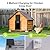 Automatic Chicken Coop Door,Chicken Coop Door with LCD Display,Multi-Modes for Chicken Door,Run Chicken Automatic Door with Anti-Pinch Feature,Solar Chicken Coop with Timer & Light Sensor