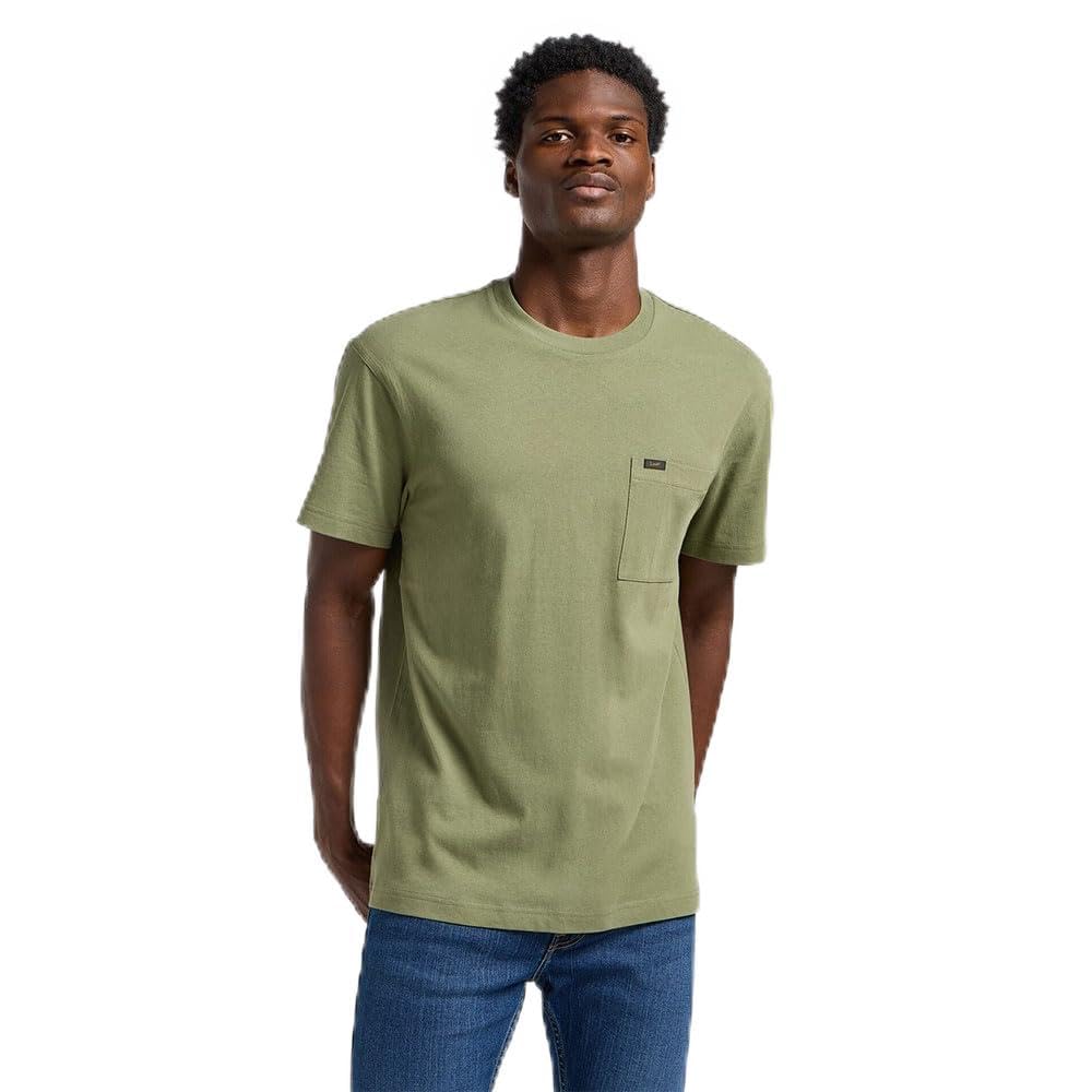 Lee Relaxed Pocket Tee T-Shirt, Mercantile Green, S Uomo-image