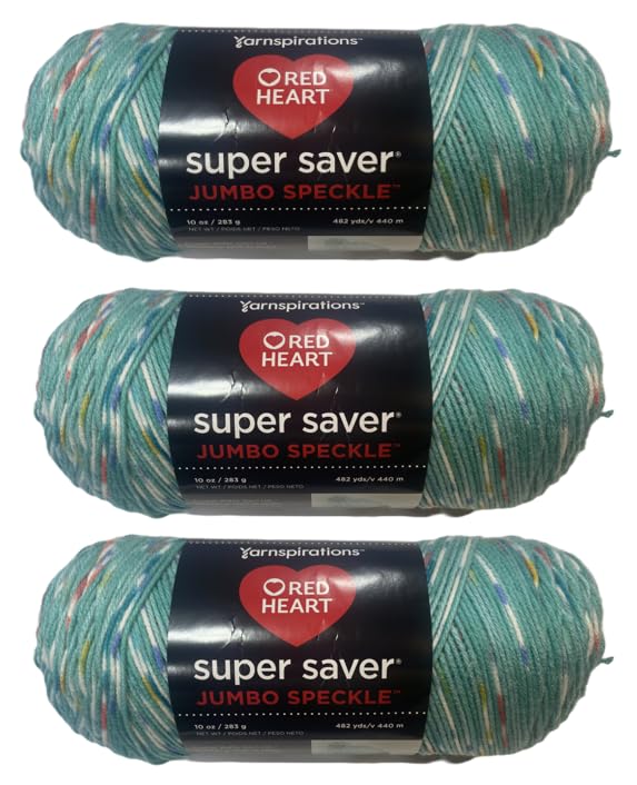 Amazon.com: Generic Super Saver Jumbo Speckle Jade Yarn - 3 Pack