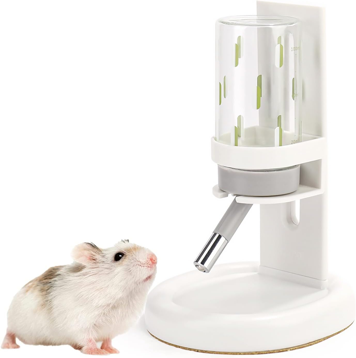 Marchul Hamster Water Bottle for Glass Tank, No Drip