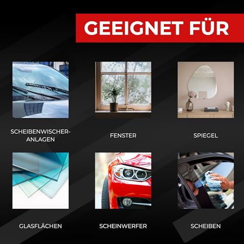 BRESTOL® Scheibenreiniger-Konzentrat für Autos 5 Liter - Für klare Sicht ohne Schlieren – Ergiebiger Reiniger mit starker Reinigungskraft – Ergibt über 1000 Liter gebrauchsfertigen Scheibenreiniger