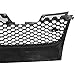 2006-2009 VW MK5 Jetta GLI/GTI Badgeless Mesh Grille - Black w/Chrome line