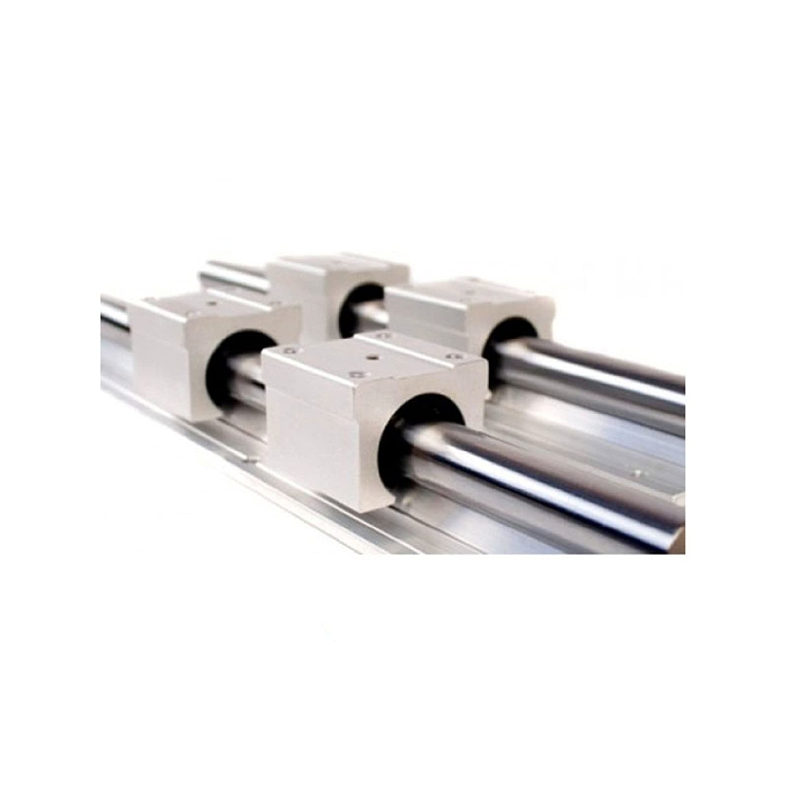 SUOFEILAIMU 12mm Linear Rail SBR12 -L 150mm Supporter Rails + 2pcs SBR12UU Blocks for CNC Linear Shaft Support Rails