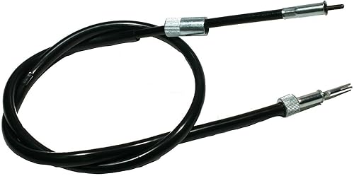 Cable de velocímetro compatible con KLR 650 KLR650 1987-2007 Cable de velocímetro resistente Carcasa forrada de nailon negro Cable de velocímetro