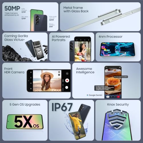 Samsung Galaxy A56 5G 8GB 256GB Midnight Blue Awesome Midnight Blue - Image 4
