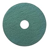 Boardwalk BWK4020GRE 20 in. dia. Heavy-Duty Scrubbing Floor Pads - Green (5-Piece/Carton) - PACK OF 3