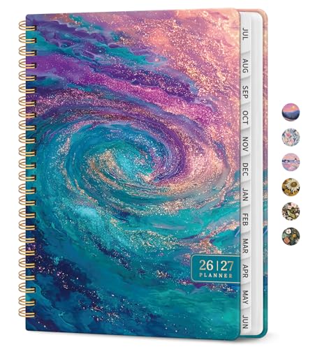 Taja Planner 2026-2027, Jul 2026-Jun 2027 Monthly & Weekly Calendar Planner