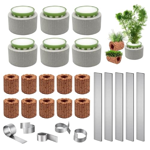 Image of 26 Pack New Upgrade Aquarium Plant Weights, Aquatic Water Plant Fixed Rings, Water Plants Cultivation Fixed Ring Plant Pot for Secure Aquatic Plant Placement (26PCS)