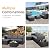 Shintenchi 4 Pieces Patio Furniture Set, Outddor Sectional Sofa & Chaise Lounge, All-Weather Wicker Rattan Sofa Couch with Cushions & Coffee Table for Yard, Garden, Porch, Poolside (Gray)