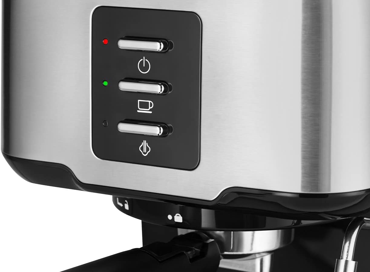 MAGNANI Macchina da Caffè Manuale, Macchina Caffè Cappuccino e Espresso, Macchina Caffe in Acciaio Inox, Macchina del Caffè in Polvere 1 o 2 Tazze, 29x31x27cm MAGNANI Macchina da Caffè Manuale, Macchina Caffè Cappuccino e Espresso, Macchina Caffe in Acciaio Inox, Macchina del Caffè in Polvere 1 o 2 Tazze, 29x31x27cm