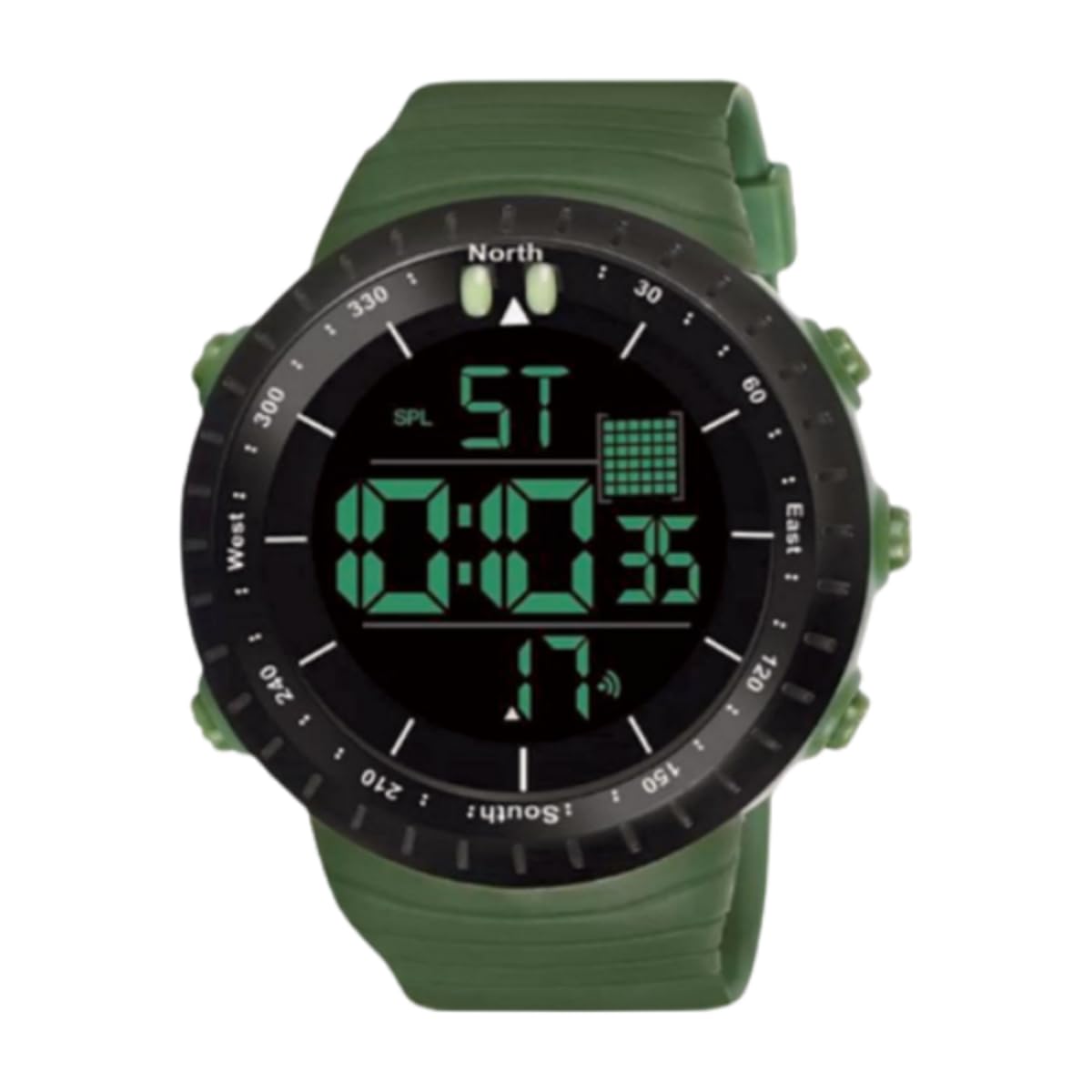hala 0321 Radium Digital Watch for Men (Green) (B0CS3236JS) Amazon Price History, Amazon Price Tracker