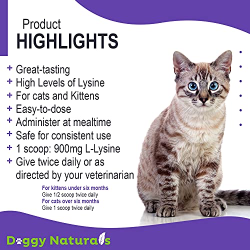 Trulysine Plus L-Lysine For Cats Immune Support Oral Powder 8Oz/226G - Cats & Kittens Of All Age, Sneezing, Runny Nose Squinting, Watery Eyes-Fish & Poultry Flavor (U.s.a)(225 Grams (900Mg / Scoop)) #TOP5
