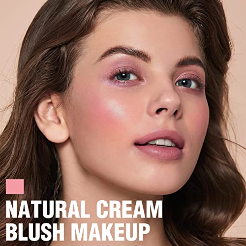 Focallure Cream Blush Makeup,Buildable Blush Stick For Cheeks,Matte And Dewy Finish,Long Wearing,Easy Application,Lightweight Multi Stick,Baby Pink thumb #1