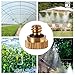 50 Pack Brass Misting Nozzles with 50Pc Brass Misting Nozzles O Ring,Heavy Duty Misting Nozzle 0.02
