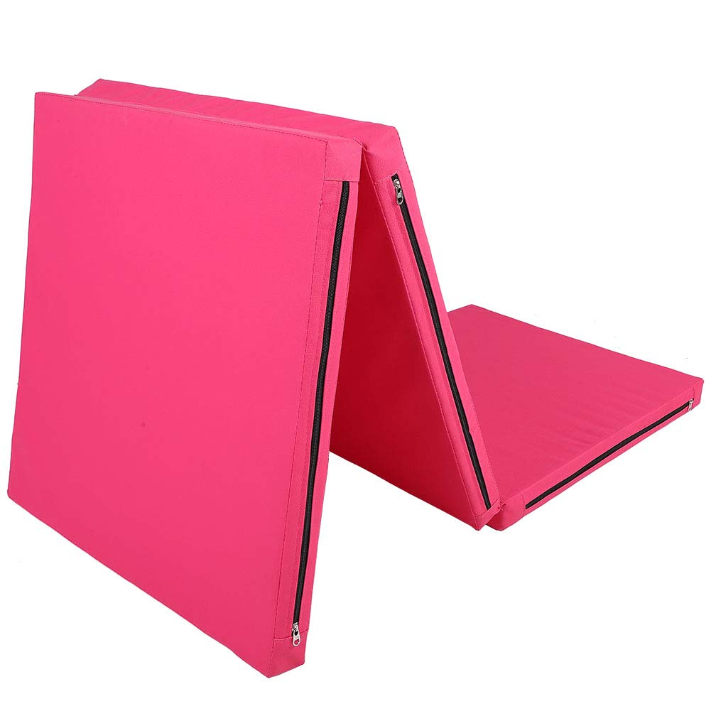 Changor Estera de Yoga para Niños, Diseño Plegable de 3 Capas