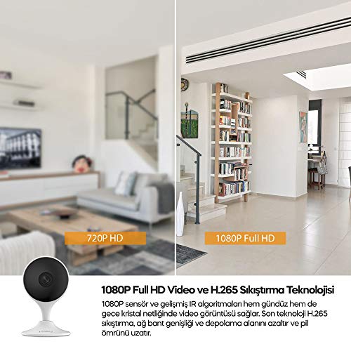 Câmera De Vigilância IP Dahua Imou IPC-C22EN 1080p Wifi - Branco/Preto