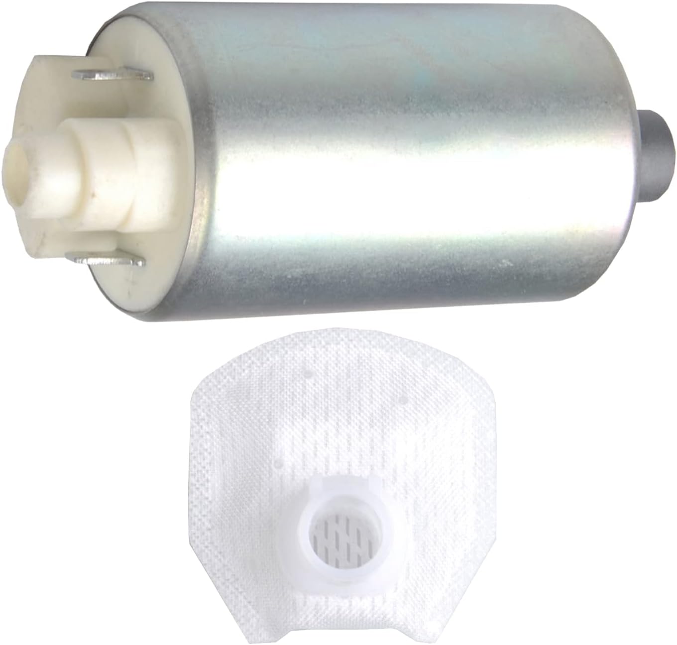 New 1pc High Performance DC 12V Electric Gas Intank EFI Fuel Pump With Strainer Compatible with ER-6N KX Ninja Vulcan Z1000 & Bandit 1250S GSX GSXR GSXS Katana 650 RMX RMZ TU250 Vstrom Motor