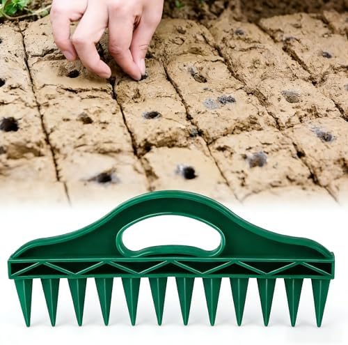 Handheld Garden Seed Sower & Soil Dibber Tool, PE Manual Planting Tool for Seed Sowing and Soil Drilling, Garden Vegetable Planting Tool for Farm & Garden - 2