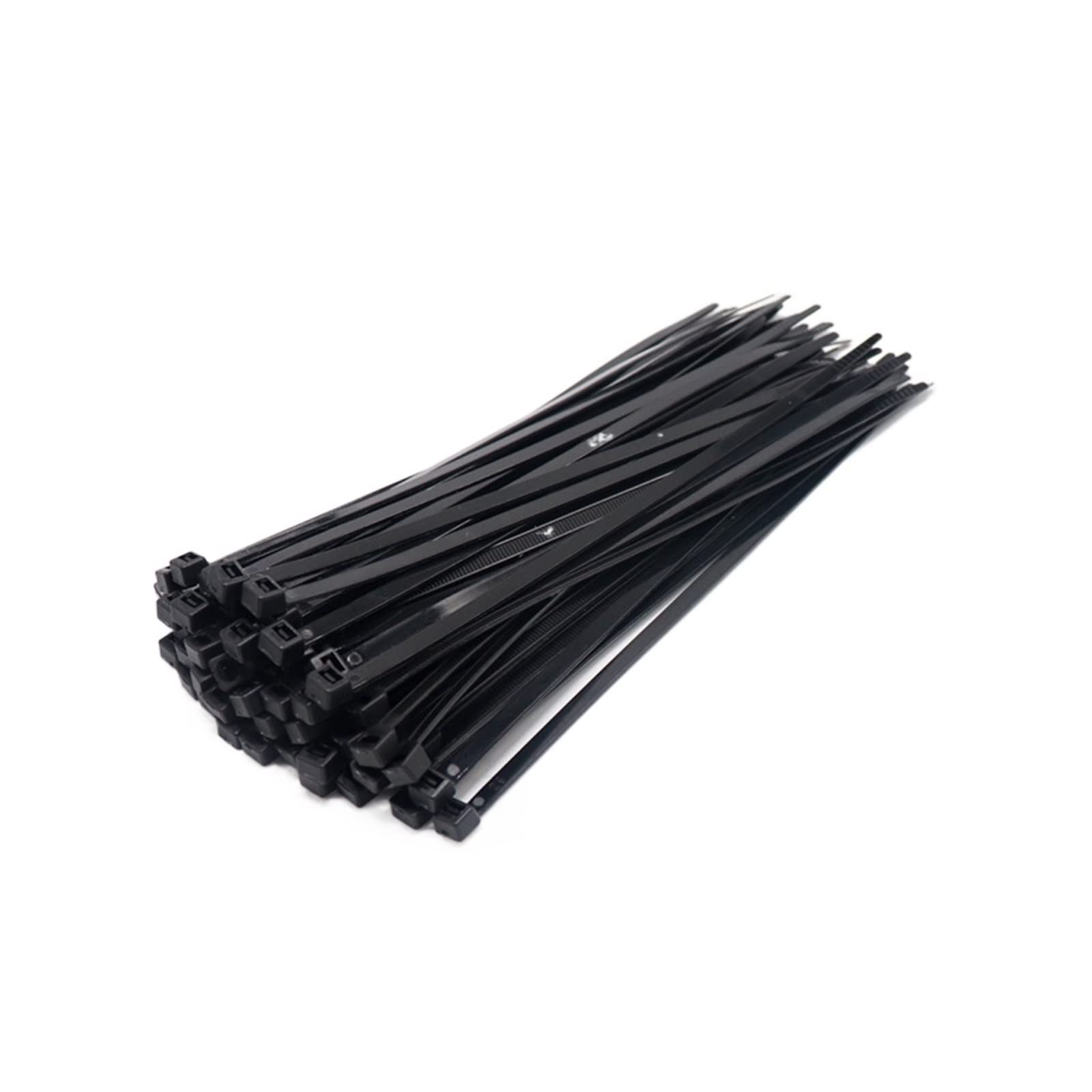 Fascetta in nylon di plastica autobloccante 100 pezzi Nero 5X300 Anello di fissaggio per fascette per cavi 3X200 Fascetta per cavi con cerniera Set di fascette per cavi in nylon (Color : 3x120mm)