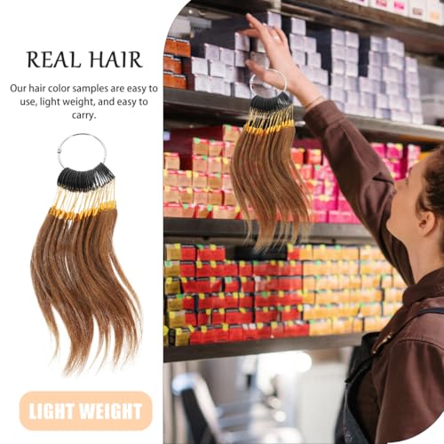 Échantillons de coloration capillaire 30pcs doux au toucher pour analyse de nuances
