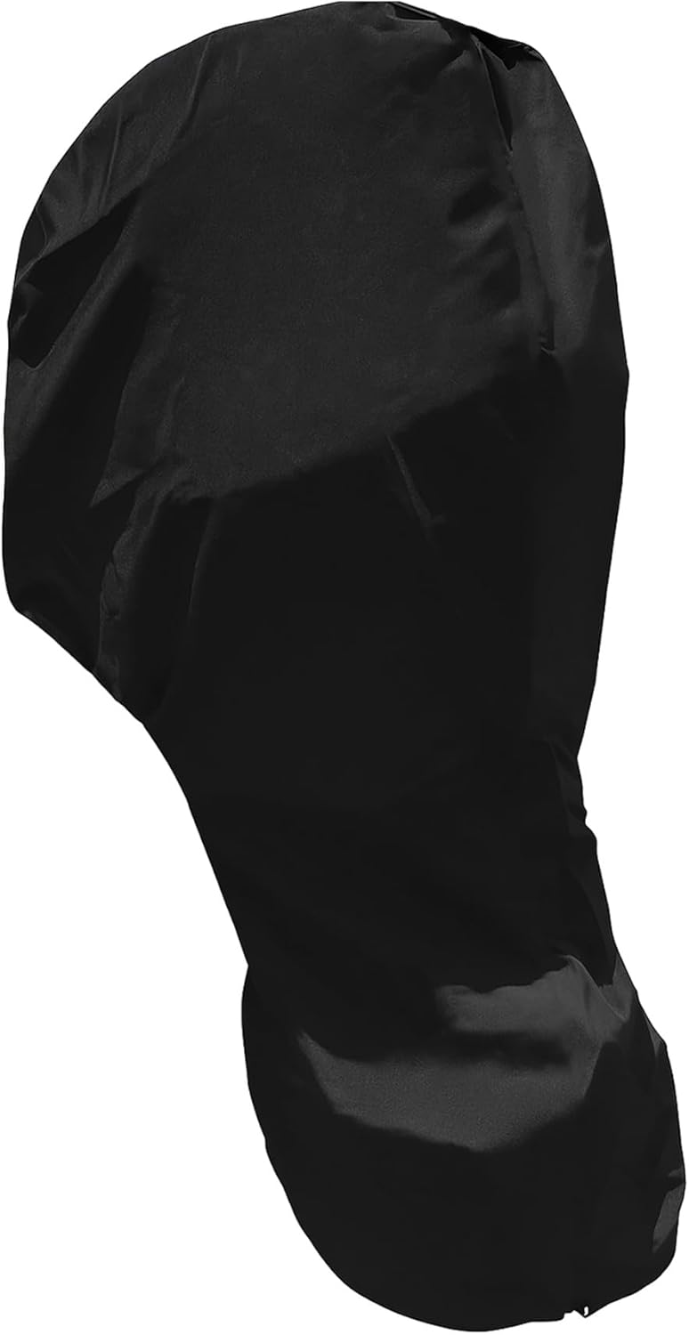 GlückMarine Full Outboard Motor Cover Compatible with Mercury Suzuki Evinrude Yamaha Honda Tohatsu 250-300 HP Boat Engines Heavy Duty Sun Proof Black