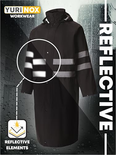 Safety Raincoat ALBATROSS PLUS Long Hooded Waterproof Emergency Rain Jacket Poncho for Men Women Adults4