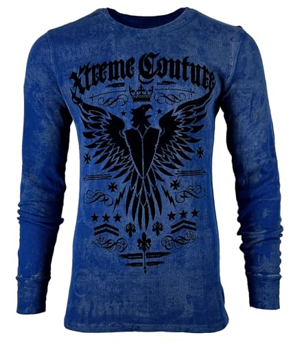Xtreme Couture by Affliction Men's Thermal Shirt Intensity