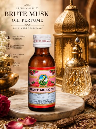 Brute Musk Attar Oil Perfume 25g with 6ml Empty Bottle - view 3