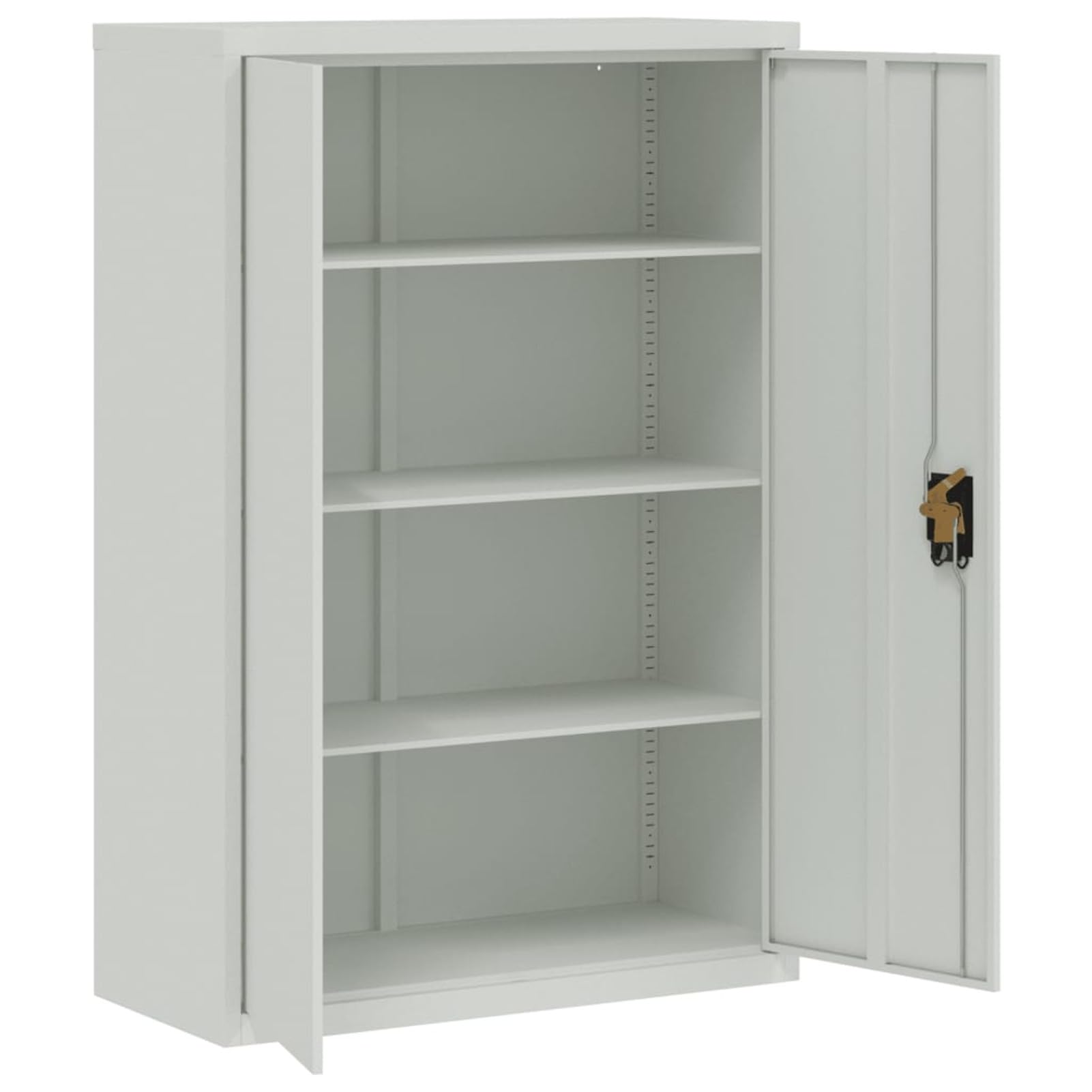 Armadio Classificatore Grigio Chiaro 90x40x180 cm in Acciaio,Armadi Archivio,Armadio Classificatore,Armadi da Ufficio,Schedario da Ufficio(SPU:3188319)