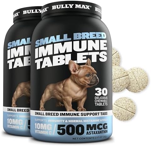 Bully Max Small Breed Dog Immune Support Tablets - Chewable Multi...