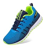 Herren Straßenlaufschuhe Damen Laufschuhe Fitness Turnschuhe Sneakers Sportschuhe Running Shoes(03-Blauer See,43EU)