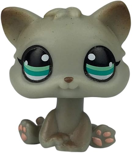 Bebé hecho a medida para tienda de mascotas Gato de pelo corto #391 Gatito egipcio gris colección de 1 pulgada Mini juguetes