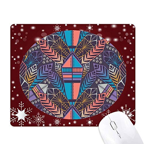 Tapis de souris hiver flocon de neige grand confort motif graphique pour ordinateur