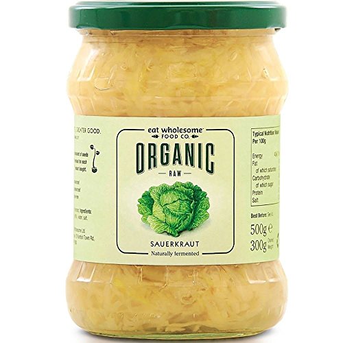 Eat Wholesome Organic Raw Sauerkraut 500g