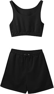 Pijamas acanalados ligeros de verano de dos piezas para mujer, casual, sin mangas, conjunto de pantalones cortos sueltos, 2 piezas, moderno, informal, pantalones cortos