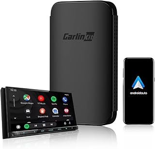 CarlinKit A2A Android Auto Adapter,2023 Wireless Android Auto Dongle fit for Factory Wired Android Auto car,Only for Android Phone 10+,Convert Wired to Wireless Android Auto via Car USB Plug and Play